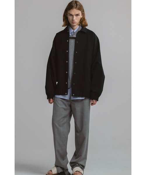 CINOH(チノ)の「DEEP ARMHOLE COACH JACKET(ブルゾン・メンズ・ブラック・46)」の9枚目の写真