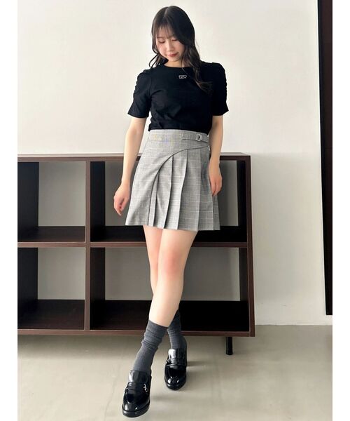 dazzlin(ダズリン)の「【WEB限定】リボンストーンプチTシャツ(Tシャツ/カットソー・レディース・ピンク/ブラック/オフホワイト・FREE)」の16枚目の写真