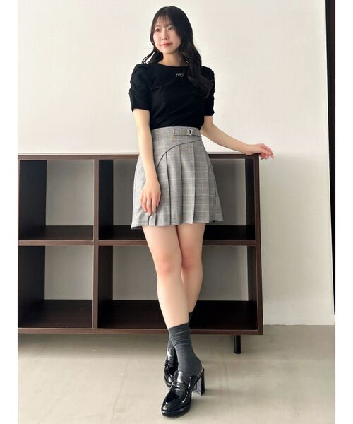 dazzlin(ダズリン)の「【WEB限定】リボンストーンプチTシャツ(Tシャツ/カットソー・レディース・ピンク/ブラック/オフホワイト・FREE)」の17枚目の写真