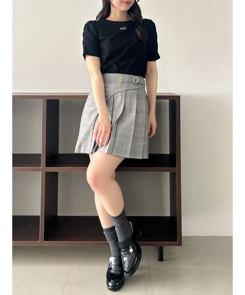 dazzlin(ダズリン)の「【WEB限定】リボンストーンプチTシャツ(Tシャツ/カットソー・レディース・ピンク/ブラック/オフホワイト・FREE)」の18枚目の写真