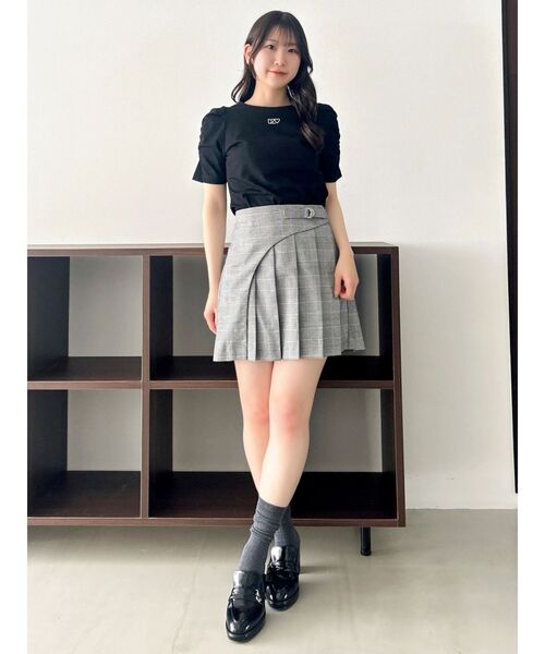 dazzlin(ダズリン)の「【WEB限定】リボンストーンプチTシャツ(Tシャツ/カットソー・レディース・ピンク/ブラック/オフホワイト・FREE)」の19枚目の写真