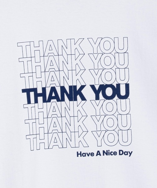 BEDWIN & THE HEARTBREAKERS(ベドウィン アンド ザ ハートブレイカーズ)の「S/S PRINTED TEE "THANK YOU"(Tシャツ/カットソー・メンズ・ネイビー/レッド/グリーン・XX-LARGE/X-LARGE/LARGE/MEDIUM/SMALL)」の4枚目の写真