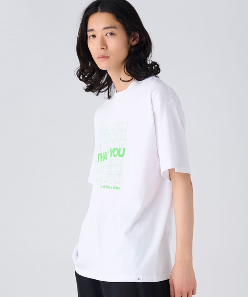 BEDWIN & THE HEARTBREAKERS(ベドウィン アンド ザ ハートブレイカーズ)の「S/S PRINTED TEE "THANK YOU"(Tシャツ/カットソー・メンズ・ネイビー/レッド/グリーン・XX-LARGE/X-LARGE/LARGE/MEDIUM/SMALL)」の16枚目の写真