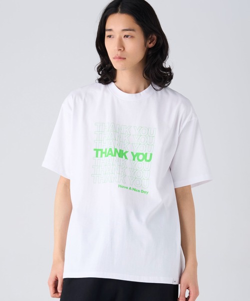 BEDWIN & THE HEARTBREAKERS(ベドウィン アンド ザ ハートブレイカーズ)の「S/S PRINTED TEE "THANK YOU"(Tシャツ/カットソー・メンズ・ネイビー/レッド/グリーン・XX-LARGE/X-LARGE/LARGE/MEDIUM/SMALL)」の15枚目の写真