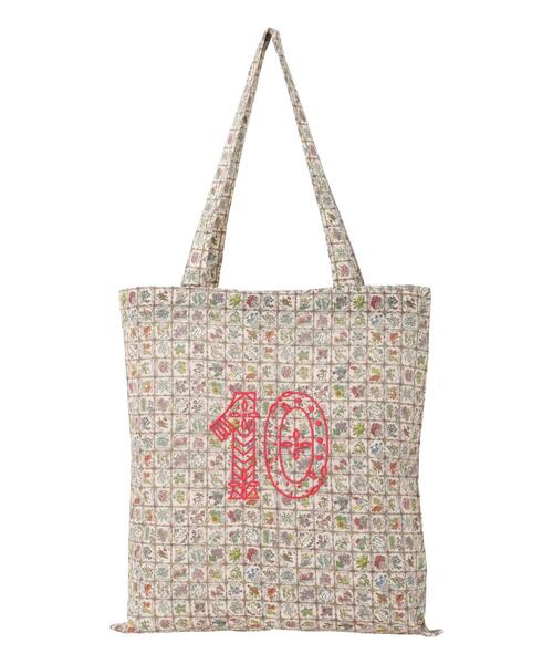 TSUHARU by Samansa Mos2（ツハルバイサマンサモスモス）の「【LIBERTY FABRICS】Botanical Language柄トートバッグ（ハンドバッグ・レディース・ブルー/キナリ・F）」の15枚目の写真