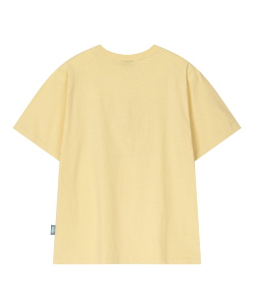Video Jockey(ビデオジョッキー)の「【UNISEX】VIDEO JOCKEY/SEE YOU SOON スタープリントTシャツ(Tシャツ/カットソー・レディース・イエロー/ホワイト・MEDIUM)」の9枚目の写真