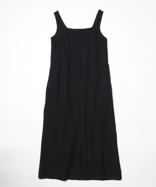 FREE STYLISTS(フリー スタイリスト)の「YUGA_YGMC Korean-style Square neck, back slit, I-line dress(ワンピース・レディース・ホワイト/ブラック・FREE)」の3枚目の写真