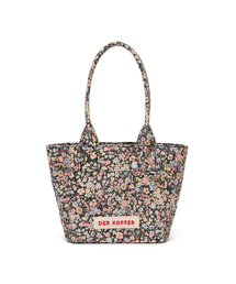 SHOPPER VINTAGE [FLOWER-BLACK]-MINI