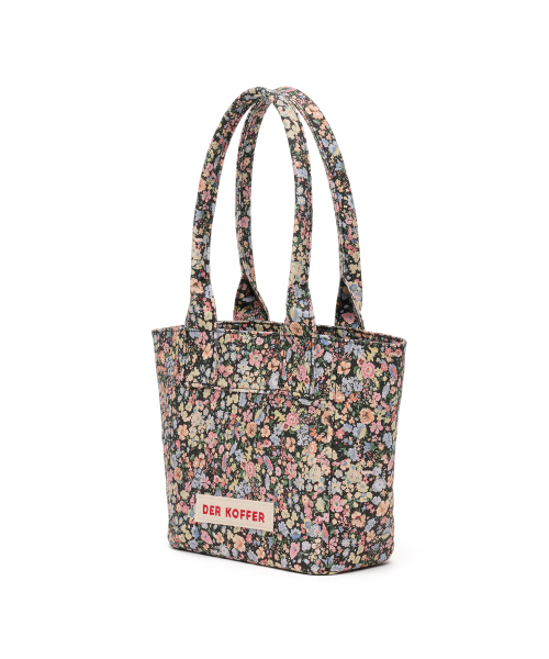 DER KOFFER（デルコッファー）の「SHOPPER VINTAGE [FLOWER-BLACK]-MINI（トートバッグ・レディース・その他・FREE）」の2枚目の写真