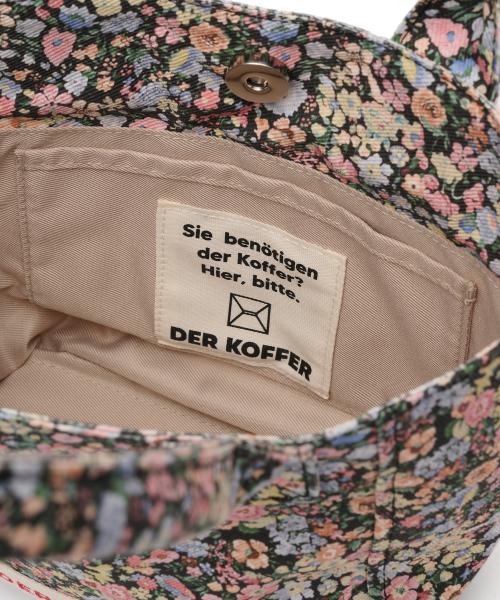 DER KOFFER（デルコッファー）の「SHOPPER VINTAGE [FLOWER-BLACK]-MINI（トートバッグ・レディース・その他・FREE）」の3枚目の写真