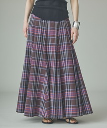 Curensology | Curensology(カレンソロジー)/コットンチェックスカート(スカート)