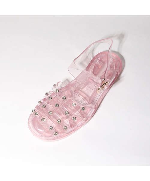 APTO(アプト)の「ジュエル ジュエル ジェリーサンダル AHSS022(サンダル・レディース・ホワイト/PINK/ブラック・23cm/23.5cm/24cm/24.5cm/25cm)」の3枚目の写真