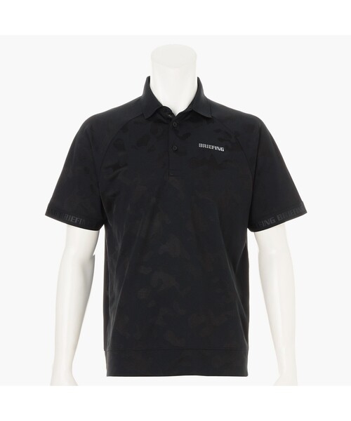 BRIEFING(ブリーフィング)の「【BRIEFING GOLF/ブリーフィングゴルフ】MEN’S CAMO JQ POLO RF(Tシャツ/カットソー・メンズ・ブラック/オリーブ/ホワイト・L/M)」の2枚目の写真