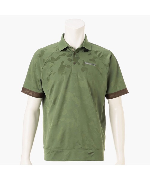 BRIEFING(ブリーフィング)の「【BRIEFING GOLF/ブリーフィングゴルフ】MEN’S CAMO JQ POLO RF(Tシャツ/カットソー・メンズ・ブラック/オリーブ/ホワイト・L/M)」の3枚目の写真