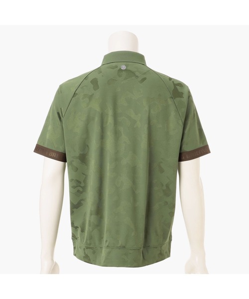 BRIEFING(ブリーフィング)の「【BRIEFING GOLF/ブリーフィングゴルフ】MEN’S CAMO JQ POLO RF(Tシャツ/カットソー・メンズ・ブラック/オリーブ/ホワイト・L/M)」の4枚目の写真
