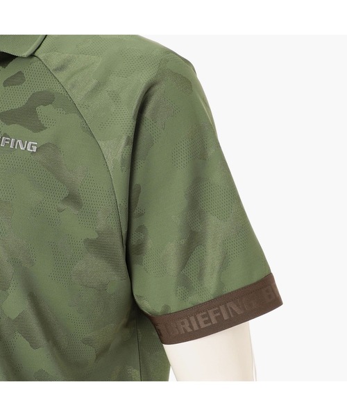 BRIEFING(ブリーフィング)の「【BRIEFING GOLF/ブリーフィングゴルフ】MEN’S CAMO JQ POLO RF(Tシャツ/カットソー・メンズ・ブラック/オリーブ/ホワイト・L/M)」の10枚目の写真