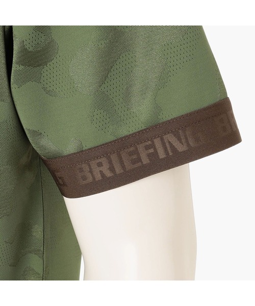 BRIEFING(ブリーフィング)の「【BRIEFING GOLF/ブリーフィングゴルフ】MEN’S CAMO JQ POLO RF(Tシャツ/カットソー・メンズ・ブラック/オリーブ/ホワイト・L/M)」の11枚目の写真