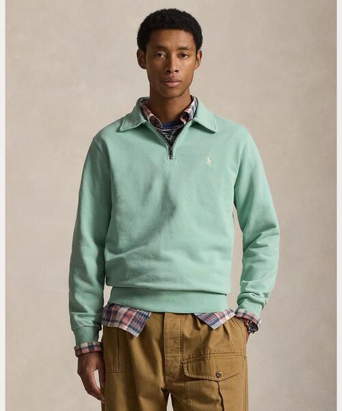 ループバック フリース スウェットシャツ Polo Ralph Lauren ループバック フリース クォータージップ スウェットシャツ