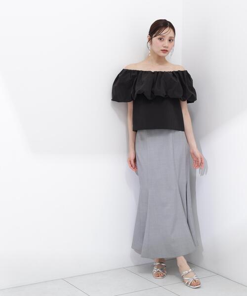 PROPORTION BODY DRESSING（プロポーションボディドレッシング）の「バルーンオフショルブラウス / 1216110504（シャツ/ブラウス・レディース・ブラック/ピンク/ホワイト系その他・FREE）」の7枚目の写真