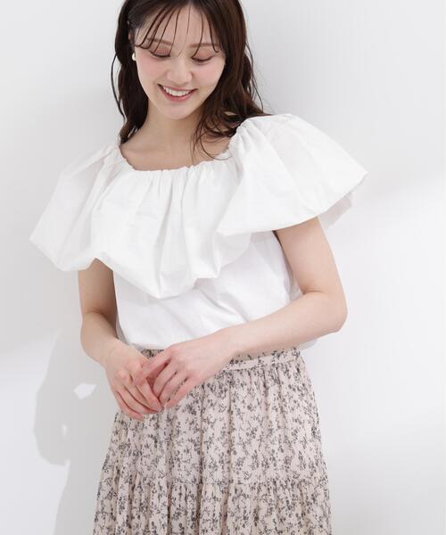 PROPORTION BODY DRESSING（プロポーションボディドレッシング）の「バルーンオフショルブラウス / 1216110504（シャツ/ブラウス・レディース・ブラック/ピンク/ホワイト系その他・FREE）」の14枚目の写真