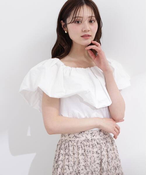 PROPORTION BODY DRESSING（プロポーションボディドレッシング）の「バルーンオフショルブラウス / 1216110504（シャツ/ブラウス・レディース・ブラック/ピンク/ホワイト系その他・FREE）」の15枚目の写真