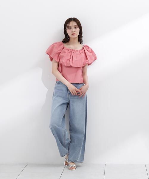 PROPORTION BODY DRESSING（プロポーションボディドレッシング）の「バルーンオフショルブラウス / 1216110504（シャツ/ブラウス・レディース・ブラック/ピンク/ホワイト系その他・FREE）」の20枚目の写真