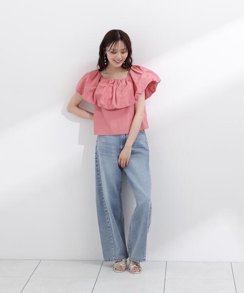 PROPORTION BODY DRESSING（プロポーションボディドレッシング）の「バルーンオフショルブラウス / 1216110504（シャツ/ブラウス・レディース・ブラック/ピンク/ホワイト系その他・FREE）」の21枚目の写真