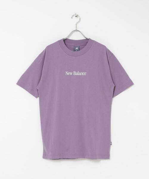 NEW BALANCE（ニューバランス）の「NEW BALANCE　NコラージュTシャツ（Tシャツ/カットソー・レディース・ブラック/パープル/ホワイト・SMALL）」の6枚目の写真