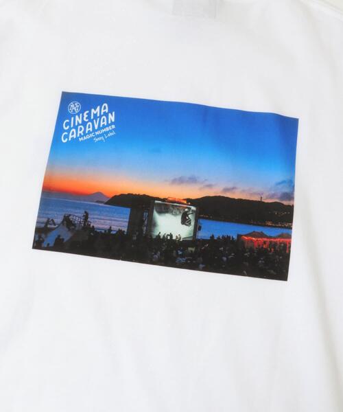 MAGIC NUMBER（マジック ナンバー）の「CINEMACARAVAN×MAGIC NUMBER×Sonny Label　コラボTシャツ4（Tシャツ/カットソー・メンズ・オレンジ/ブルー/ブラック・SMALL/MEDIUM/LARGE）」の11枚目の写真