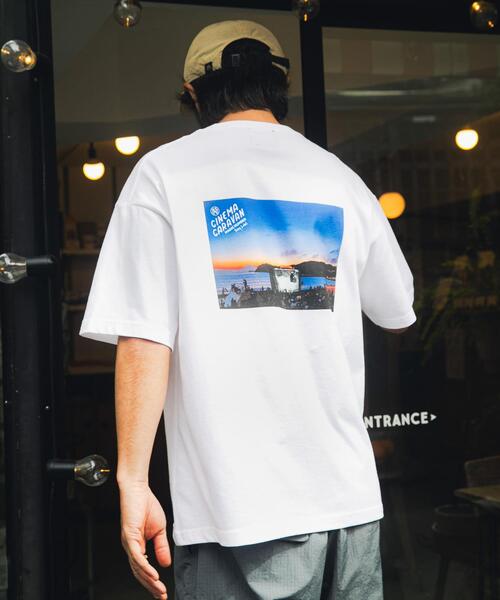 MAGIC NUMBER(マジック ナンバー)の「CINEMACARAVAN×MAGIC NUMBER×Sonny Label コラボTシャツ4(Tシャツ/カットソー・メンズ・オレンジ/ブルー/ブラック・SMALL/MEDIUM/LARGE)」の7枚目の写真