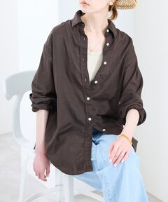 SLOBE IENA リネンコットンレギュラーシャツ セール】リネンコットンレギュラーシャツ（シャツ/ブラウス）｜SLOBE