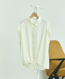 Doux archives（ドゥアルシーヴ）の「裾ドロストフレンチスリーブシャツ（シャツ/ブラウス）」