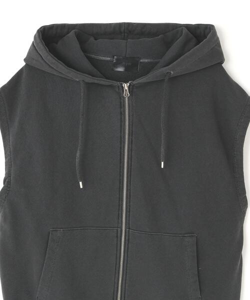 SIS(エスアイエス)の「SIS/エスアイエス/Vest Hood Zip Up(パーカー・レディース・グレー/ブラック・F)」の9枚目の写真