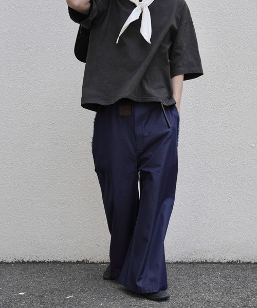 yoko sakamoto（ヨーコサカモト）の「【YOKO SAKAMOTO】BOX TUBE T-SHIRT（Tシャツ/カットソー・メンズ・ダークブラウン・FREE）」の7枚目の写真