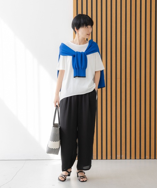 Elura(エルーラ)の「2WAYクロスサンダル/646446(サンダル・レディース・ブラウン系その他2/オフホワイト/ブラック・MEDIUM/LARGE)」の7枚目の写真