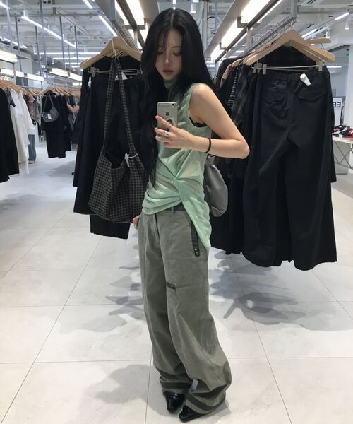 DANDEL(ダンデル)の「DD box stitch binding pants (CHARCOAL)(その他パンツ・レディース・その他・1/2)」の5枚目の写真