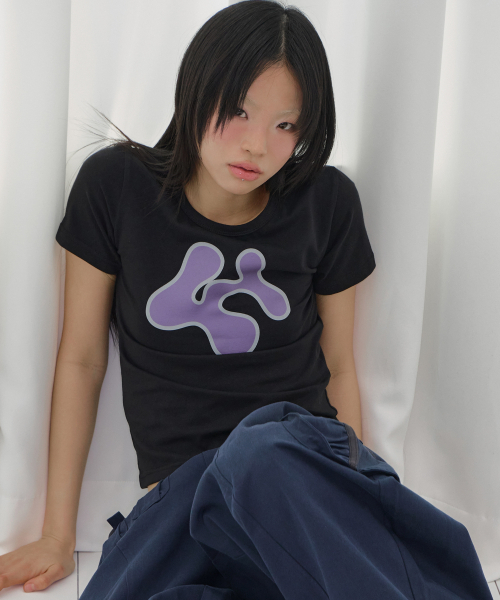 FANCY CLUB(ファンシークラブ)の「FY クラウドTシャツ (ブラック) F26QB052(Tシャツ/カットソー・レディース・その他・ONE)」の2枚目の写真