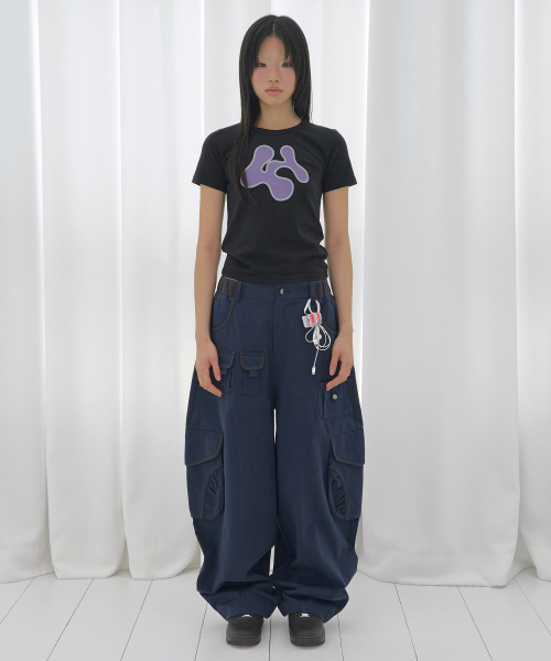 FANCY CLUB(ファンシークラブ)の「FY クラウドTシャツ (ブラック) F26QB052(Tシャツ/カットソー・レディース・その他・ONE)」の3枚目の写真