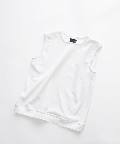 オローネ(オローネ)の「モスモスノースリーブ(Tシャツ/カットソー・レディース・ピンク/オフホワイト/ブラック・FREE)」の2枚目の写真