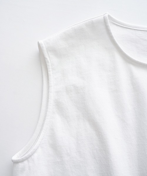 オローネ(オローネ)の「モスモスノースリーブ(Tシャツ/カットソー・レディース・ピンク/オフホワイト/ブラック・FREE)」の5枚目の写真