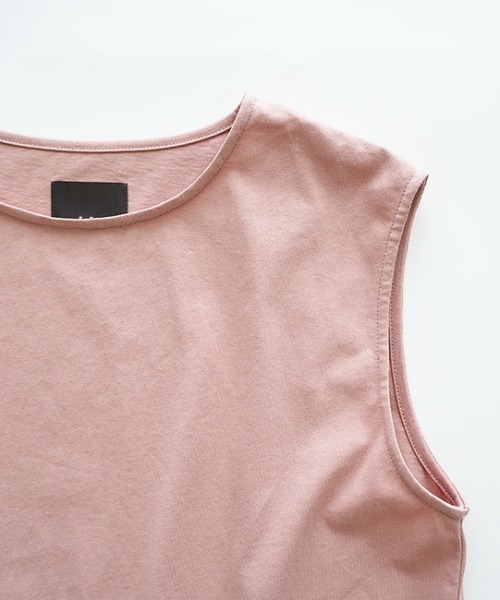 オローネ(オローネ)の「モスモスノースリーブ(Tシャツ/カットソー・レディース・ピンク/オフホワイト/ブラック・FREE)」の10枚目の写真