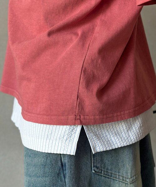 CPCM（シーピーシーエム）の「裾シャツドッキングタンク（キャミソール・メンズ・オレンジ/ブラック/ホワイト・LARGE/MEDIUM）」の10枚目の写真