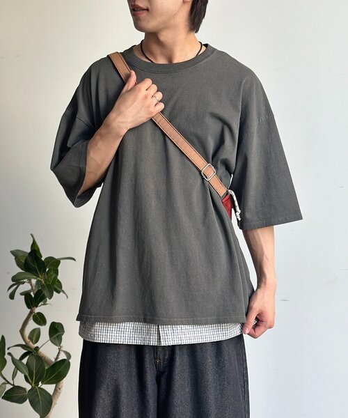 CPCM（シーピーシーエム）の「裾シャツドッキングタンク（キャミソール・メンズ・オレンジ/ブラック/ホワイト・LARGE/MEDIUM）」の17枚目の写真