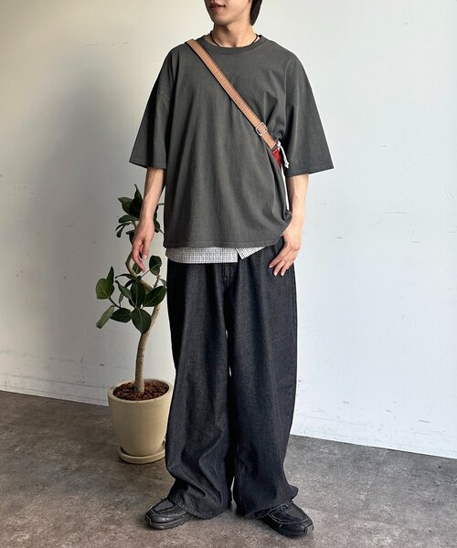 CPCM（シーピーシーエム）の「裾シャツドッキングタンク（キャミソール・メンズ・オレンジ/ブラック/ホワイト・LARGE/MEDIUM）」の22枚目の写真