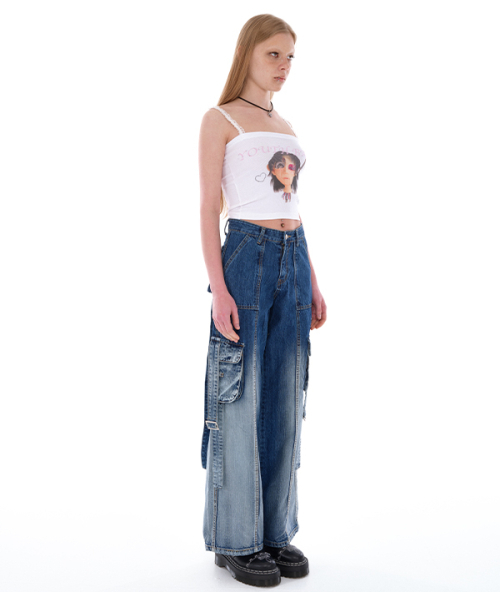 youthbath（ユースバース）の「ANDROID LACE SLEEVELESS_WHITE（Tシャツ/カットソー・レディース・その他・SMALL）」の3枚目の写真