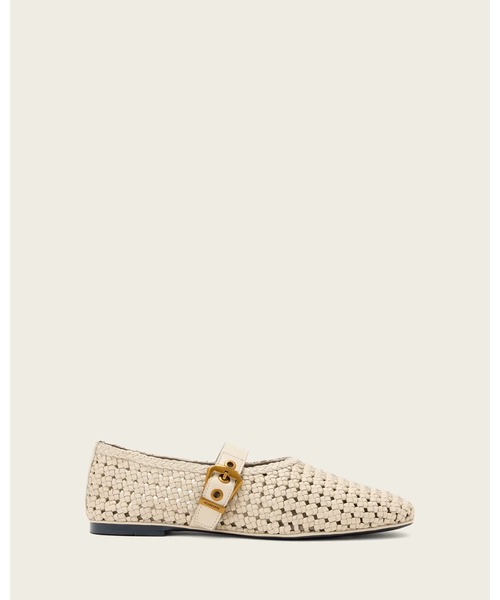 SABINE WOVEN LEATHER FLATS | SABINE ウーブン レザー フラット 