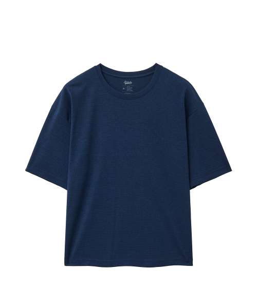 LXT（エルエックスティー）の「アイスクールメッシュ冷感クロップTシャツ[ブルー]（Tシャツ/カットソー・メンズ・その他・MEDIUM/LARGE/X-LARGE）」の4枚目の写真
