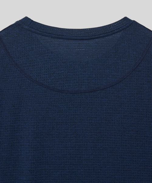 LXT（エルエックスティー）の「アイスクールメッシュ冷感クロップTシャツ[ブルー]（Tシャツ/カットソー・メンズ・その他・MEDIUM/LARGE/X-LARGE）」の6枚目の写真