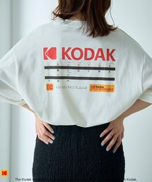 coen（コーエン）の「Kodak（コダック）ロゴプリントTシャツ（Tシャツ/カットソー）」