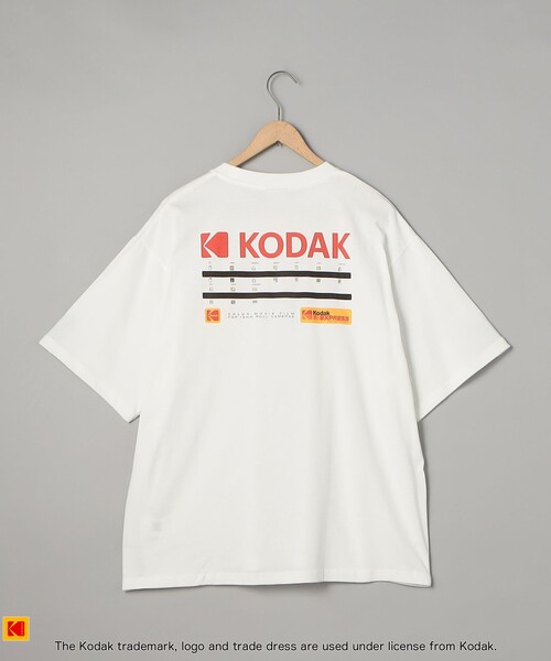 KODAK(コダック)の「Kodak(コダック)ロゴプリントTシャツ(Tシャツ/カットソー・メンズ・ブラック/ホワイト・L/M/S/XL)」の12枚目の写真